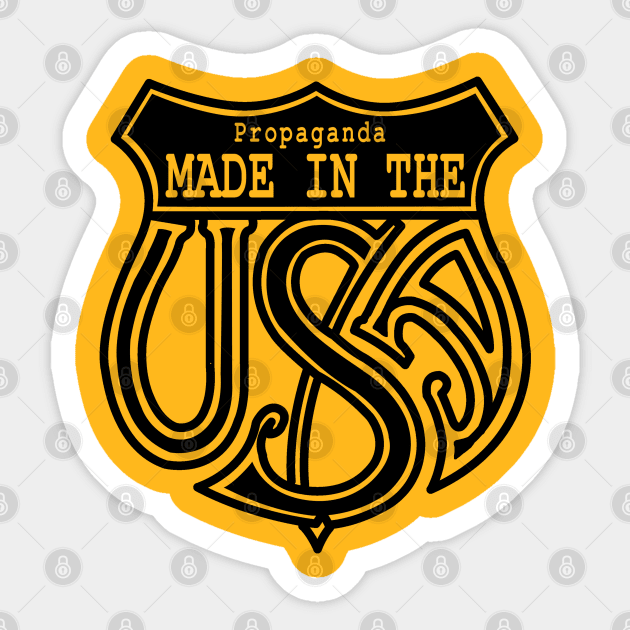 Propaganda Made in the USA Sticker by CharJens